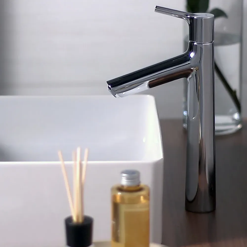 Robinet Lavabo Et Vasque|Hansgrohe Mitigeur lavabo avec tirette et vidage Talis S ComfortZone 190 surface chromé