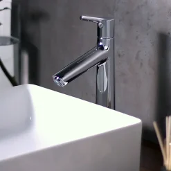 Robinet Lavabo Et Vasque|Hansgrohe Mitigeur lavabo avec tirette et vidage Talis S ComfortZone 190 surface chromé