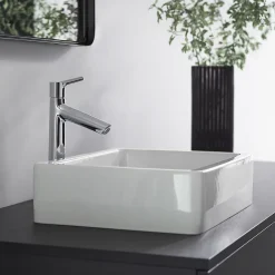 Robinet Lavabo Et Vasque|Hansgrohe Mitigeur lavabo avec tirette et vidage Talis S ComfortZone 190 surface chromé