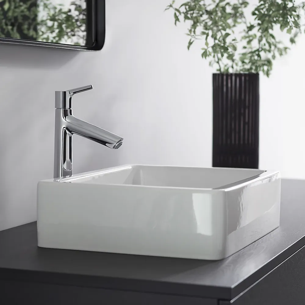 Robinet Lavabo Et Vasque|Hansgrohe Mitigeur lavabo avec tirette et vidage Talis S ComfortZone 190 surface chromé