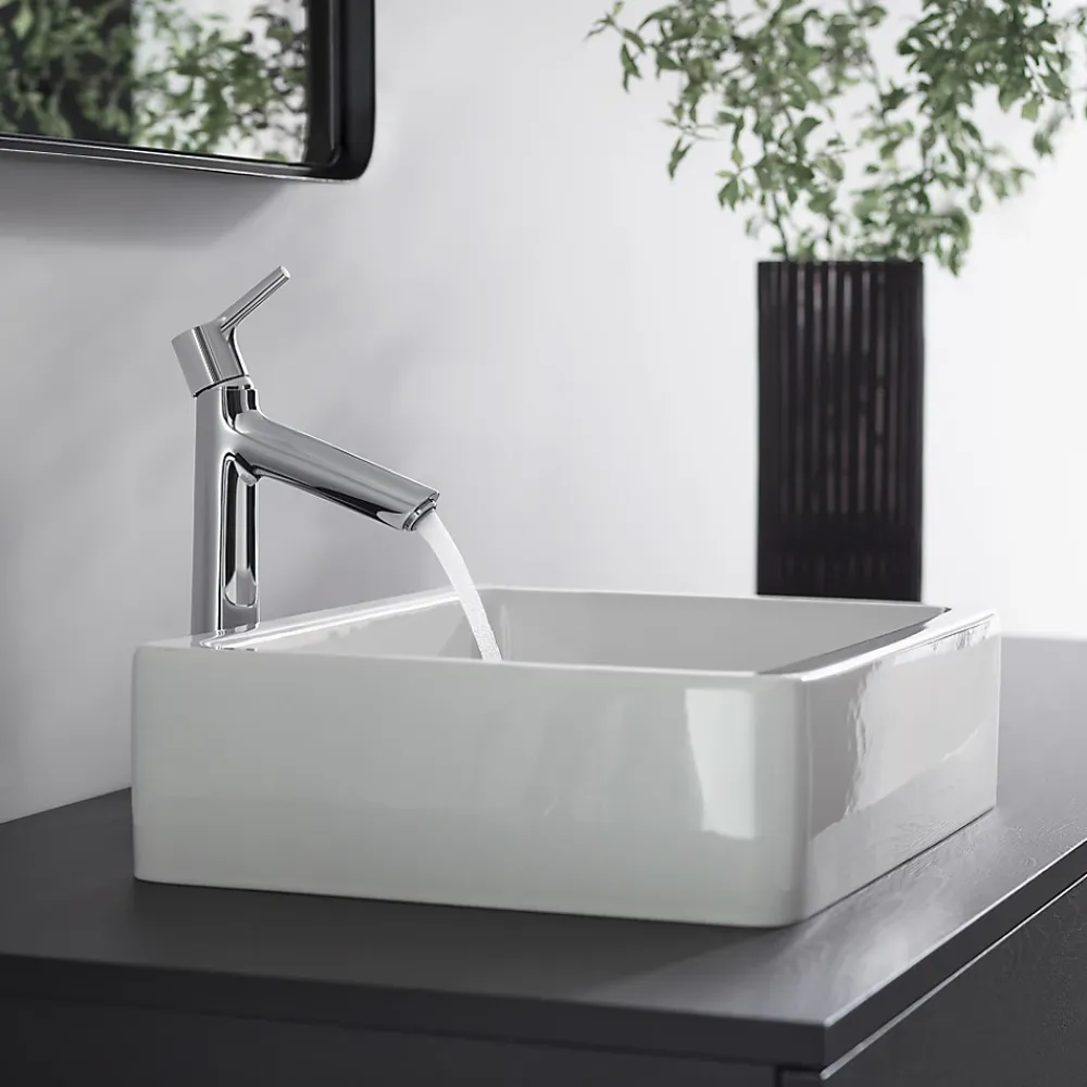 Robinet Lavabo Et Vasque|Hansgrohe Mitigeur lavabo avec tirette et vidage Talis S ComfortZone 190 surface chromé