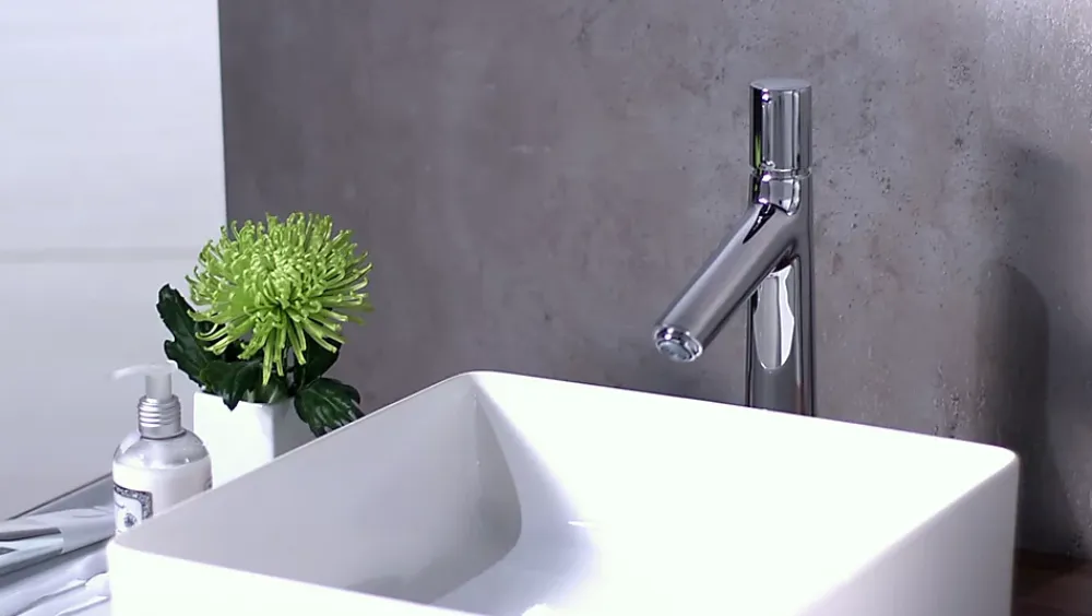Hansgrohe Mitigeur lavabo avec tirette et vidage Talis Select S ComfortZone 190 surface chromé