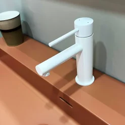 Robinet Lavabo Et Vasque|Essebagno Mitigeur lavabo bas blanc Luisa