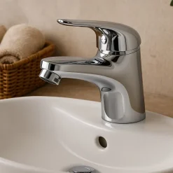 Essebagno Mitigeur lavabo bas chromé If