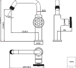 Robinet Lavabo Et Vasque|Essebagno Mitigeur lavabo bas façon inox Indus