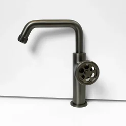 Essebagno Mitigeur lavabo bas gris gun métal Indus