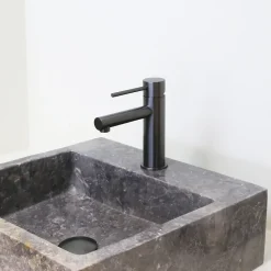 Essebagno Mitigeur lavabo bas gun métal Luisa