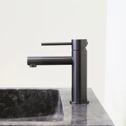 Essebagno Mitigeur lavabo bas gun métal Luisa