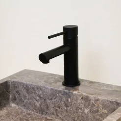 Robinet Lavabo Et Vasque|Essebagno Mitigeur lavabo bas noir Envol