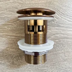 Robinet Lavabo Et Vasque|Essebagno Mitigeur lavabo bas rétro cuivre brossé Leeds