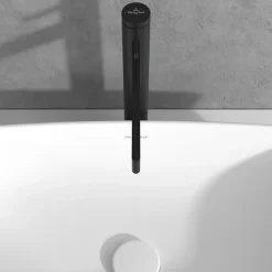 Villeroy & Boch Mitigeur lavabo droit surélevé VILLEROY ET BOCH Dawn sans tirette Noir mat