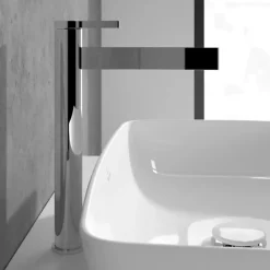 Accessoire De Robinet|Villeroy & Boch Mitigeur lavabo droit surélevé VILLEROY ET BOCH Dawn sans tirette Chrome