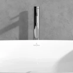 Accessoire De Robinet|Villeroy & Boch Mitigeur lavabo droit surélevé VILLEROY ET BOCH Dawn sans tirette Chrome