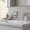 Robinet Lavabo Et Vasque|GoodHome Mitigeur lavabo effet chrome taille M, Owens