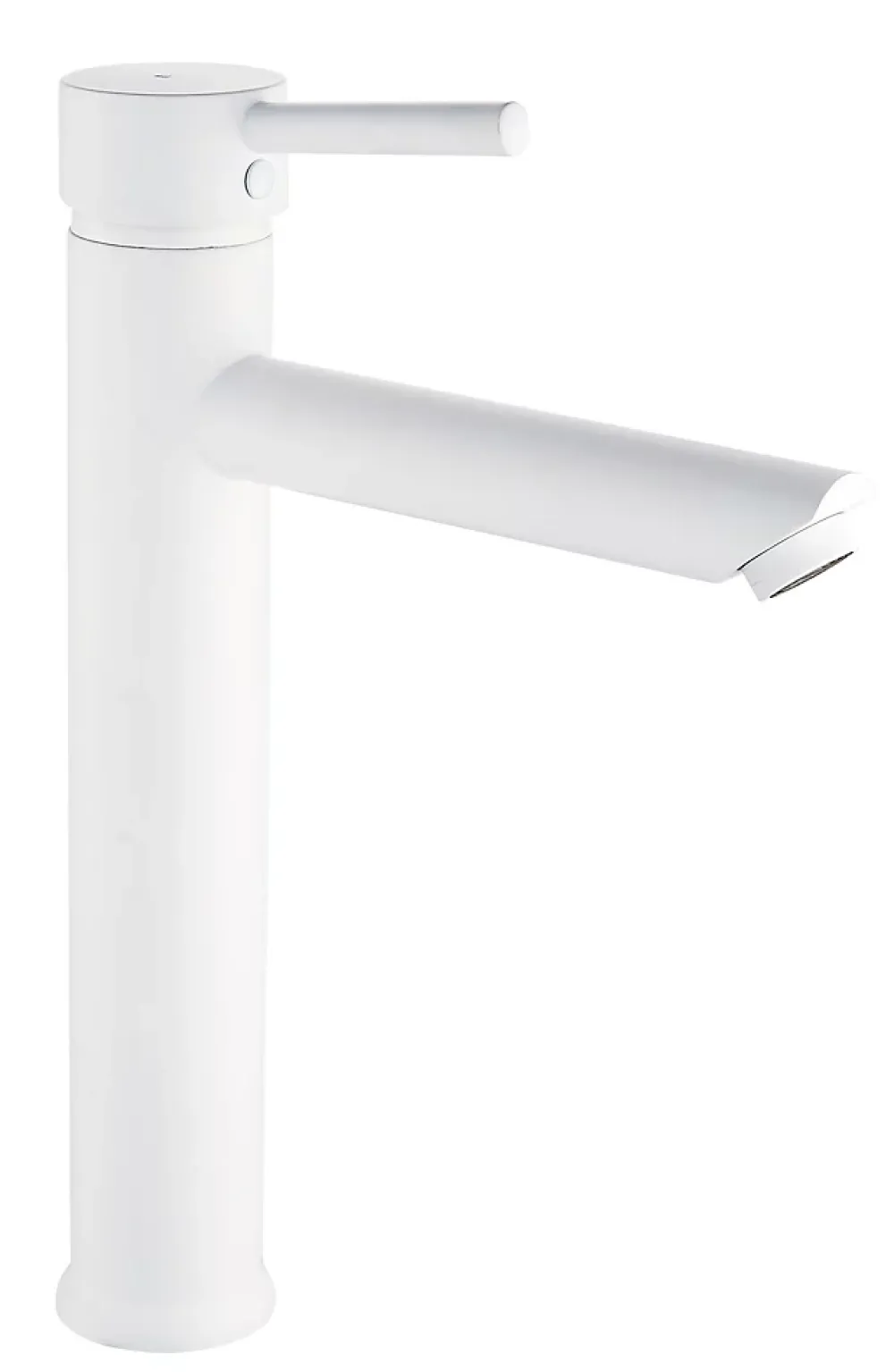 Essebagno Mitigeur lavabo Deco avec vidage en laiton coloris blanc modèle haut