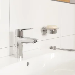 Robinet Lavabo Et Vasque|Grohe Mitigeur lavabo Quickfix Start 2021 avec tirette et vidage chromé taille S
