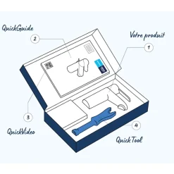 Robinet Lavabo Et Vasque|Grohe Mitigeur lavabo Quickfix Start 2021 avec tirette et vidage chromé taille S