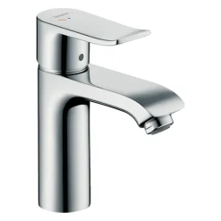 Hansgrohe Mitigeur lavabo Metris 110 CoolStart avec tirette et vidage chromé