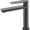 Robinet Lavabo Et Vasque|Essebagno Mitigeur lavabo haut gris gun métal Allure