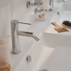 Robinet Lavabo Et Vasque|Jacob Delafon Mitigeur lavabo Grands Boulevards sans vidage Chromé