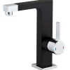 Essebagno Mitigeur lavabo noir chromé Short