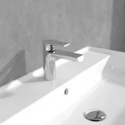 Villeroy & Boch Mitigeur lavabo VILLEROY ET BOCH Liberty S avec tirette Chrome