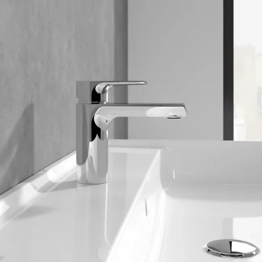 Villeroy & Boch Mitigeur lavabo VILLEROY ET BOCH Liberty S avec tirette Chrome