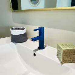 Robinet Lave-Mains|Essebagno Mitigeur lave mains bleu Luisa