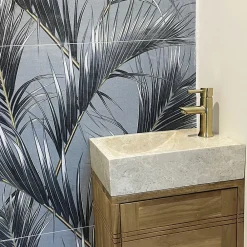 Essebagno Mitigeur lave mains or brossé Luisa
