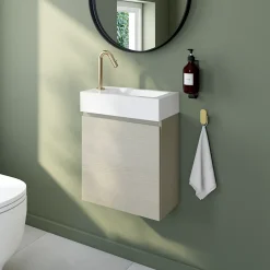 Essebagno Mitigeur lave-mains eau froide H.13,2 cm, doré, Lollipop