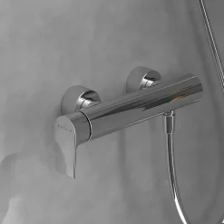 Villeroy & Boch Mitigeur mécanique douche VILLEROY ET BOCH Liberty Chrome + Ensemble de douche VILLEROY ET BOCH Verve Showers 3 jets Chrome