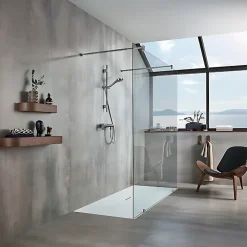 Villeroy & Boch Mitigeur mécanique douche VILLEROY ET BOCH Liberty Chrome + Ensemble de douche VILLEROY ET BOCH Verve Showers 3 jets Chrome