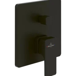 Robinet De Douche|Villeroy & Boch Mitigeur mécanique encastré avec inverseur VILLEROY ET BOCH Subway 3.0 Noir mat