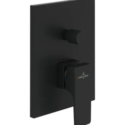 Robinet De Douche|Villeroy & Boch Mitigeur mécanique encastré avec inverseur VILLEROY ET BOCH Architectura Square Noir mat