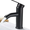 Robinet De Bidet|Deko Mitigeur monocommande noir avec mitigeur eau chaude et eau froide pour salle de bain et cuisine