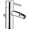 Robinet De Bidet|Sanindusa Mitigeur pour bidet à mousseur orientable Alfa New Icone chromé livré avec vidage à tirette