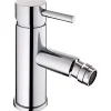 Robinet De Bidet|Sanindusa Mitigeur pour bidet bec contemporain mousseur Éco orientable Éco Tube chromé livré avec 2 flexibles