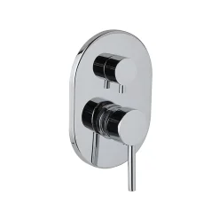 Kiamami Valentina Mitigeur Pour Douche À Encastrer Chromé Avec Déviateur - Fassa