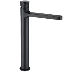 Robinet Lave-Mains|Bernstein Mitigeur surélevé pour lavabo et vasque 8212 - Noir mat