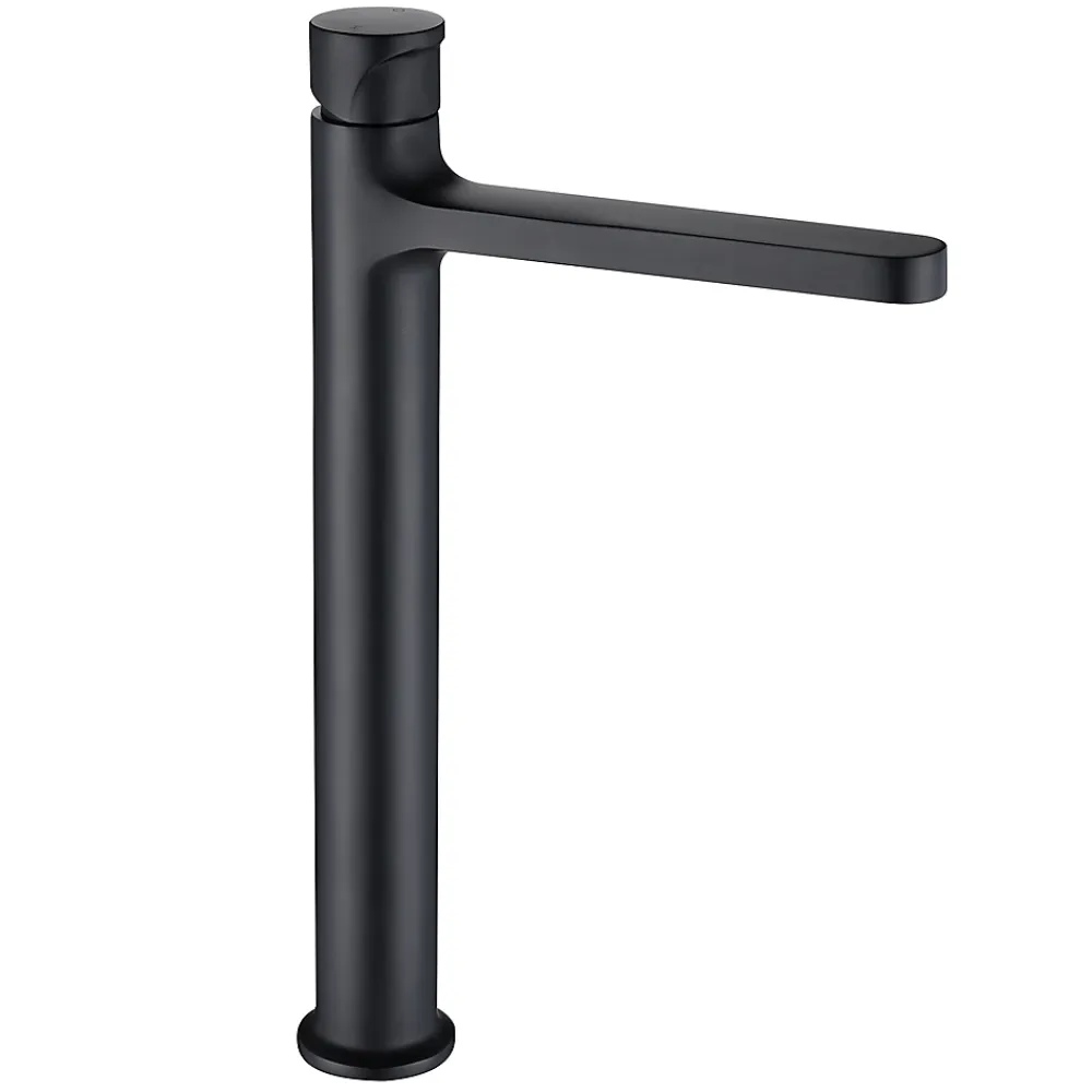 Robinet Lave-Mains|Bernstein Mitigeur surélevé pour lavabo et vasque 8212 - Noir mat