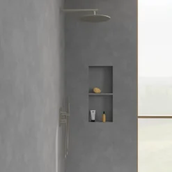 Robinet De Douche|Villeroy & Boch Mitigeur thermostatique encastré 2 voies VILLEROY ET BOCH Universal rectangle Brushed Nickel Matt