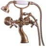 Rav Mélangeur baignoire MOA RETRO en laiton bronze avec pommeau