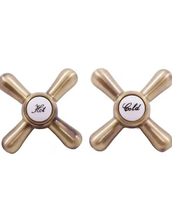 Rav Mélangeur baignoire MOA RETRO en laiton bronze avec pommeau