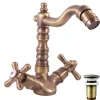 Rav Mélangeur bidet MOA RETRO avec pop-up en laiton bronze