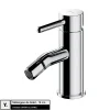 Otitec Mélangeur de bidet - 15 cm - Chrome - Y