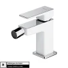 Robinet De Bidet|Otitec Mélangeur de bidet - Chrome Blanc - PARMA