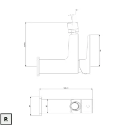 Otitec Mélangeur de bidet - Chrome - PARMA