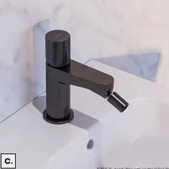 Otitec Mélangeur de bidet - CONTOUR - Anthracite