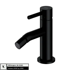 Otitec Mélangeur de bidet - Couleur Noir - Y