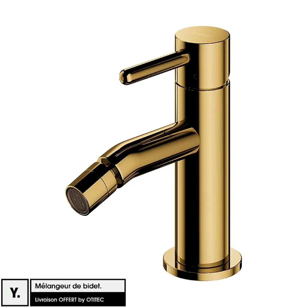 Otitec Mélangeur de bidet - Couleur Or - Y